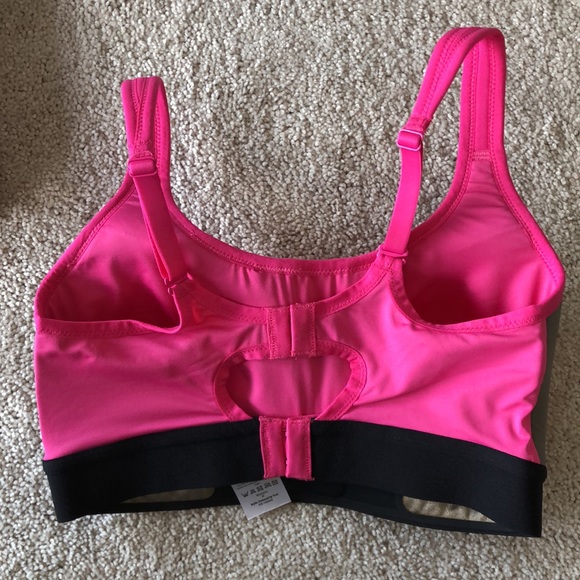 Mi Pulse Pink/Gray Smart Sports Bra with Heart Rate Monitor Attachment - Picture 3 of 15